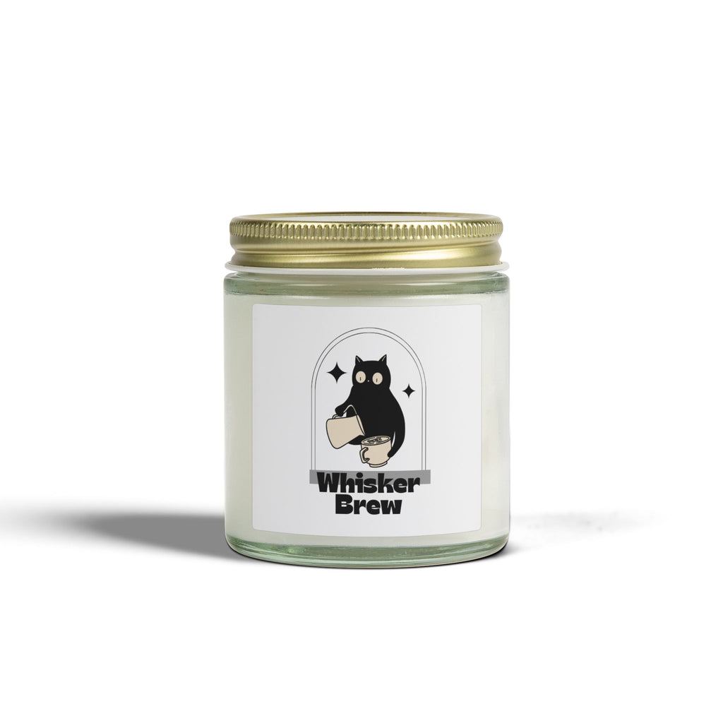 Coconut Apricot Scented Candle — Whisker Brew Cat Jar (4oz & 9oz)