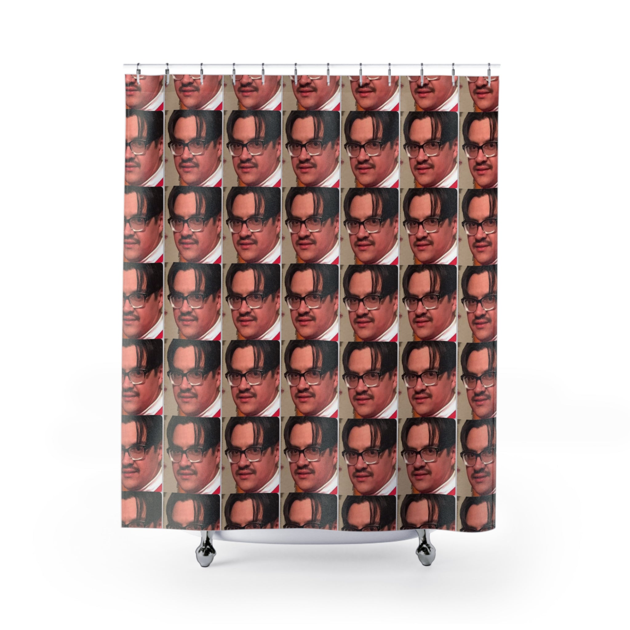 They Guy Collection — Retro Mustache Portrait Pattern