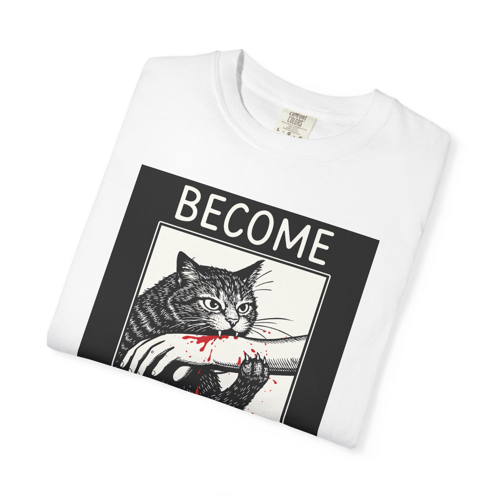 T-Shirt — "Become Ungovernable" Cat Graphic Tee