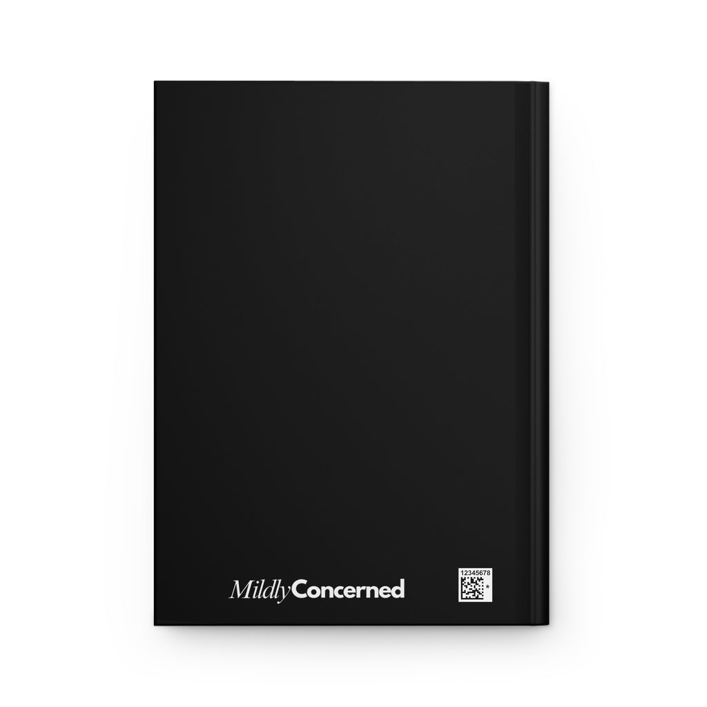 "Smart Things I'm Going to Say Later" Hardcover Journal — Funny Black Matte Notebook for Writers & Thinkers