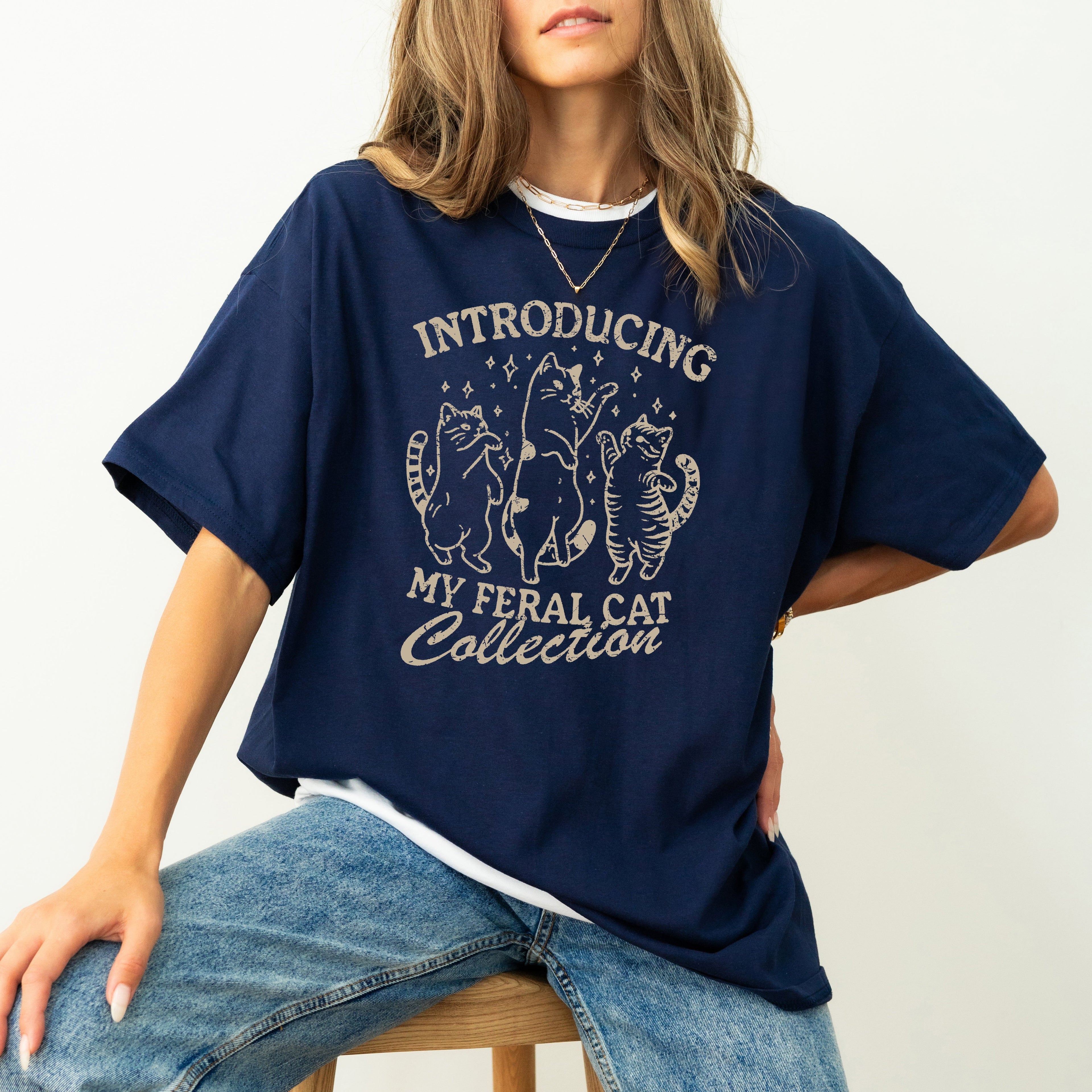 Feral Cats, Funny, Aesthetic, Meme, Sassy, Tshirt Comfort Colors T-Shirt