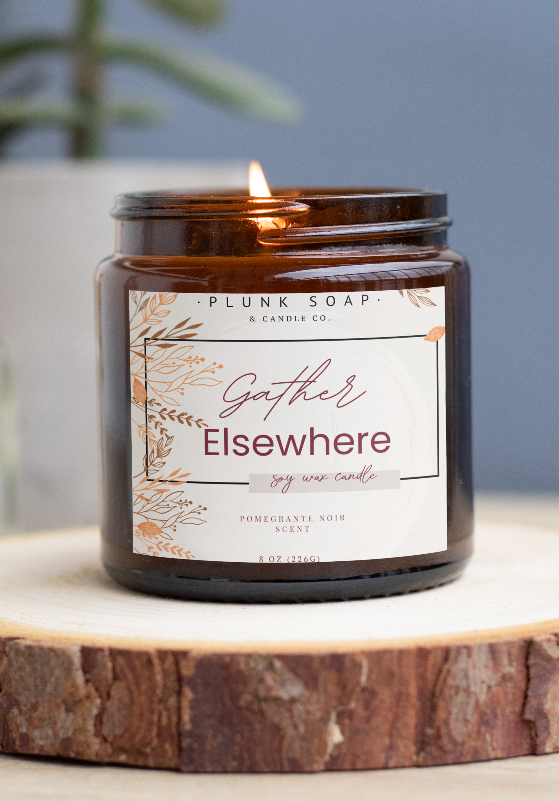 Gather Elsewhere Funny Scented Soy Candle